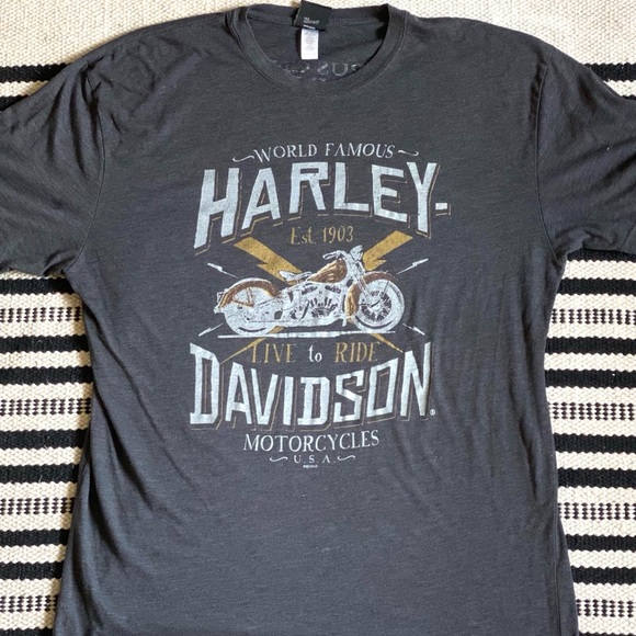 Men’s Harley Davidson Soft Cotton T-shirt XL - Picture 3 of 4